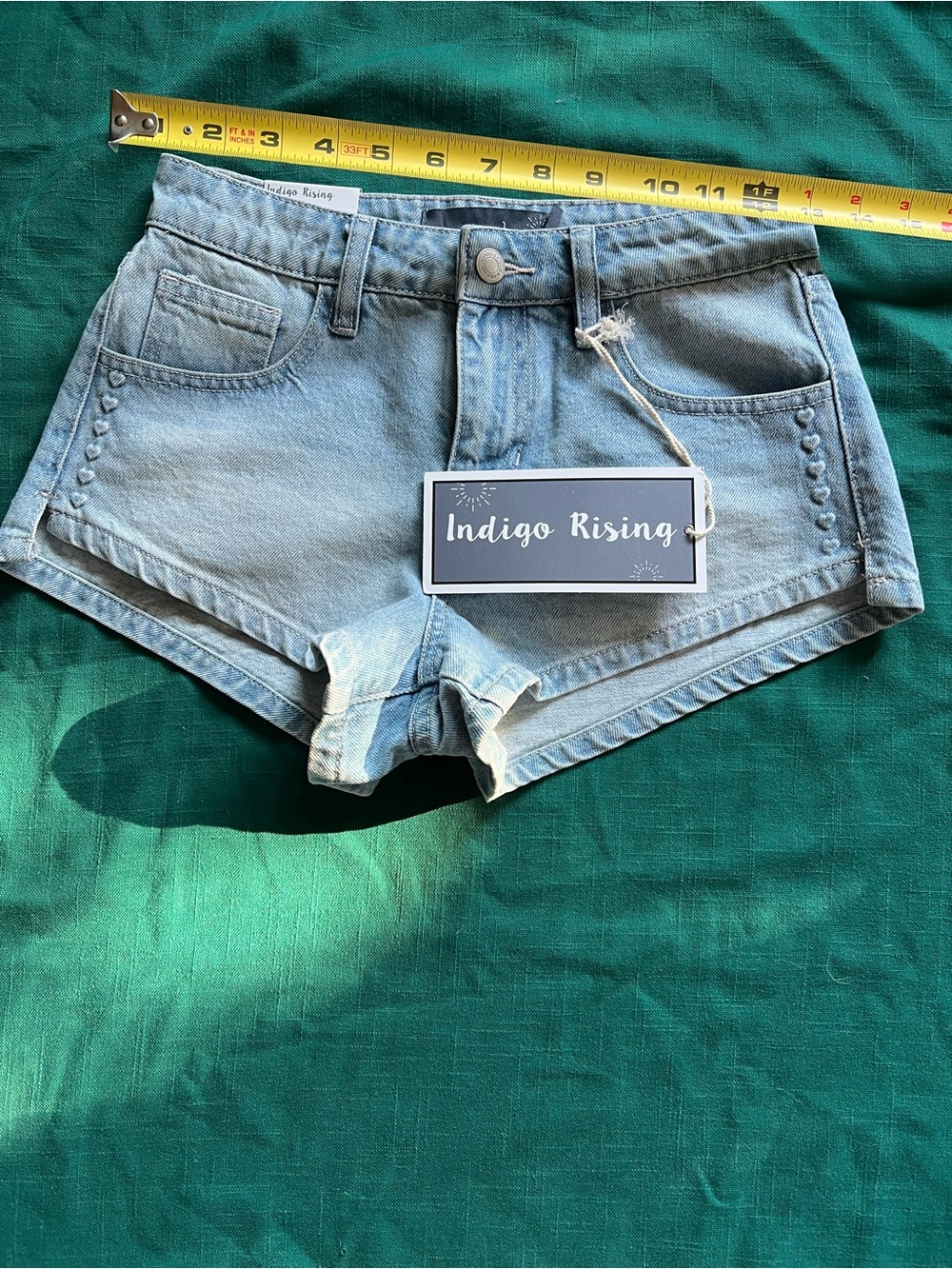Women's Light Blue Denim Shorts size 0 new